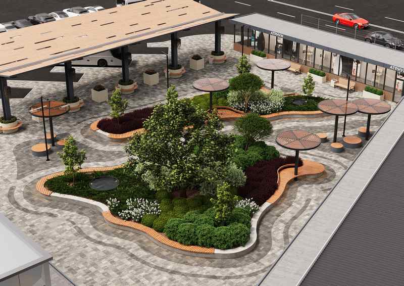 У автовокзала Калининграда сделают зону расслабления У автовокзала Калининграда сделают зону расслабления