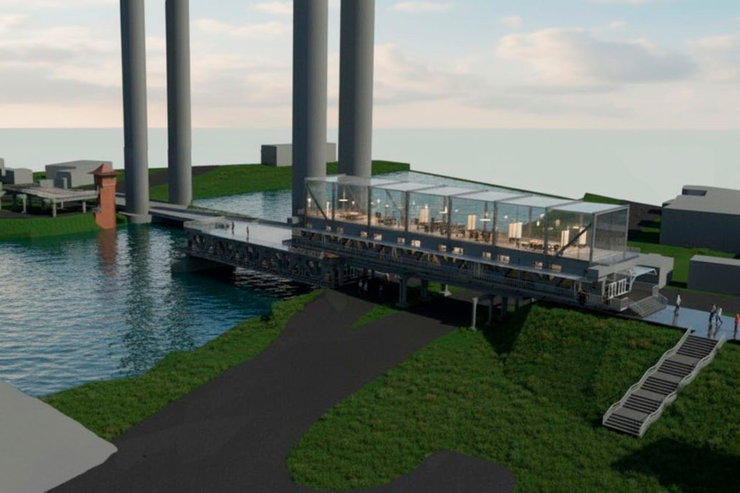 В Калининграде представили концепцию частичного сохранения двухъярусного моста. В Калининграде представили концепцию частичного сохранения двухъярусного моста.