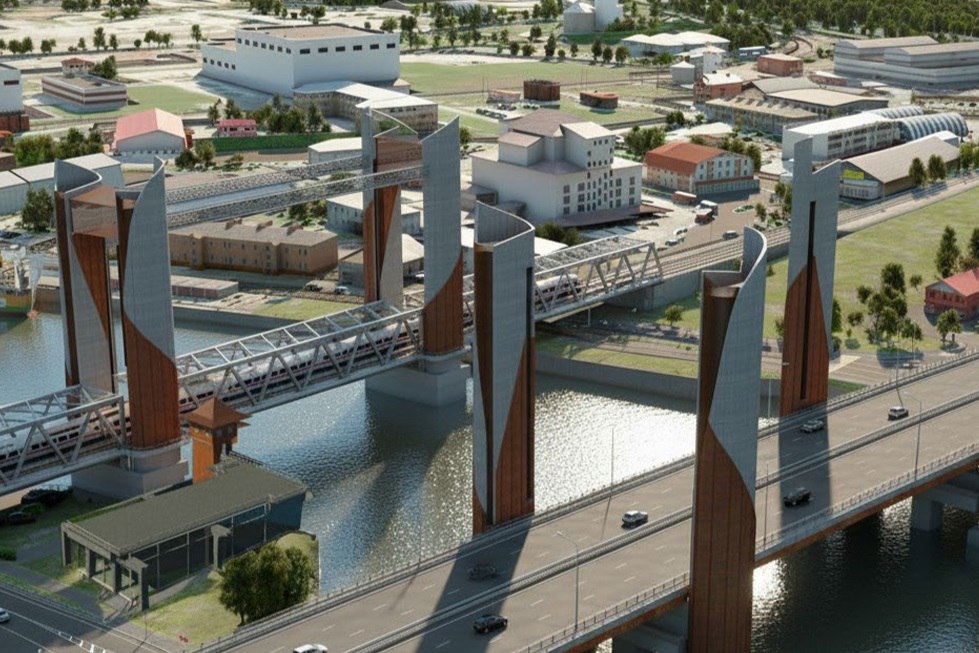 В Калининграде представили концепцию частичного сохранения двухъярусного моста. В Калининграде представили концепцию частичного сохранения двухъярусного моста.