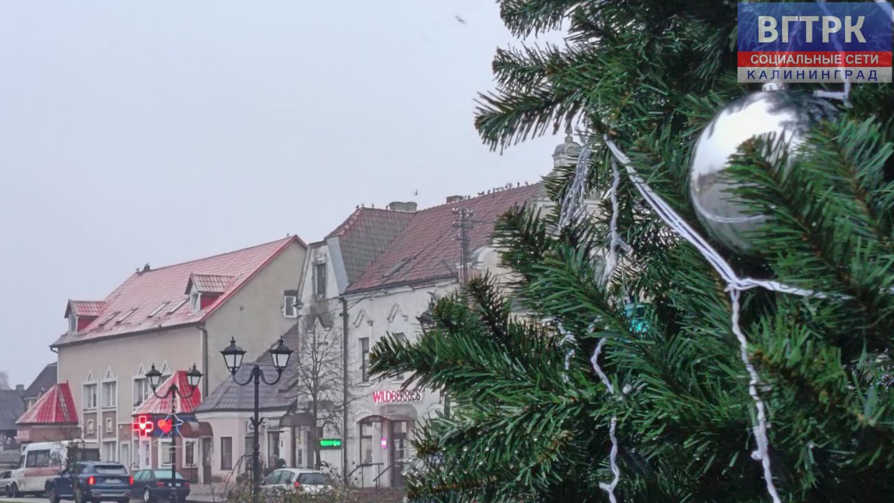 Ёлочка в Озёрске к Новому году готова Ёлочка в Озёрске к Новому году готова