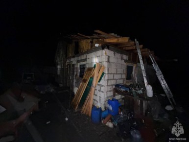 Пожарные МЧС России спасли строящийся жилой дом в Гурьевском муниципальном округе