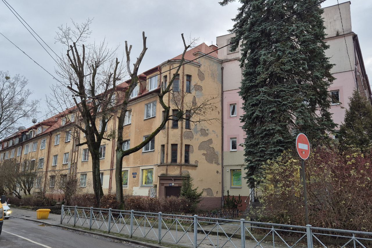 На улице Карла Маркса в Калининграде отремонтируют дом 1929 года На улице Карла Маркса в Калининграде отремонтируют дом 1929 года