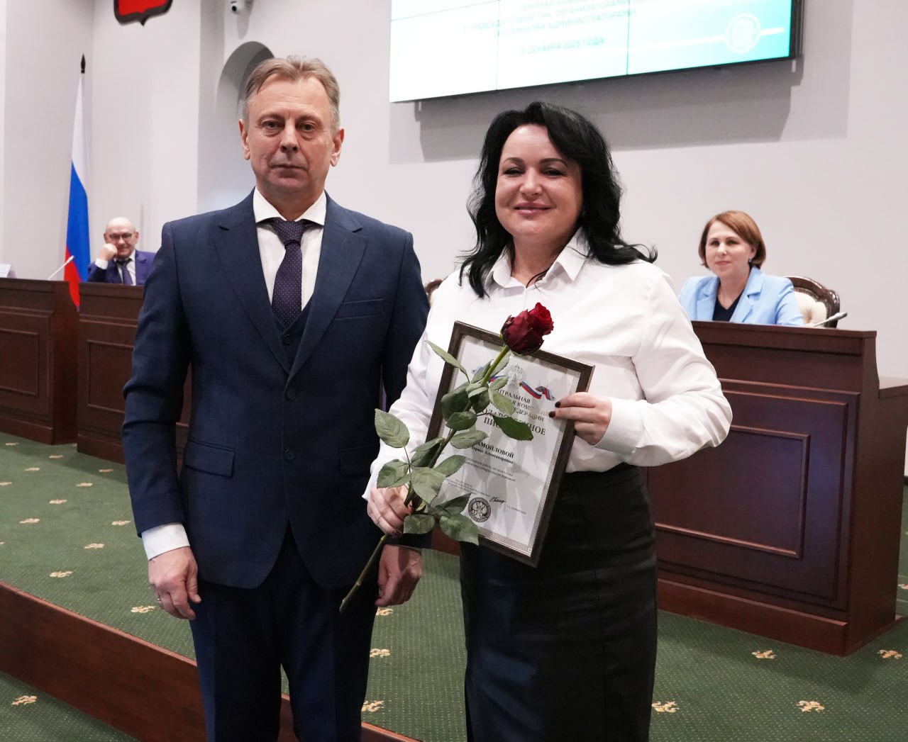 Член ЦИК России Игорь Борисов вручил в Калининграде награды Центральной избирательной комиссии Российской Федерации организаторам выборов Член ЦИК России Игорь Борисов вручил в Калининграде награды Центральной избирательной комиссии Российской Федерации организаторам выборов