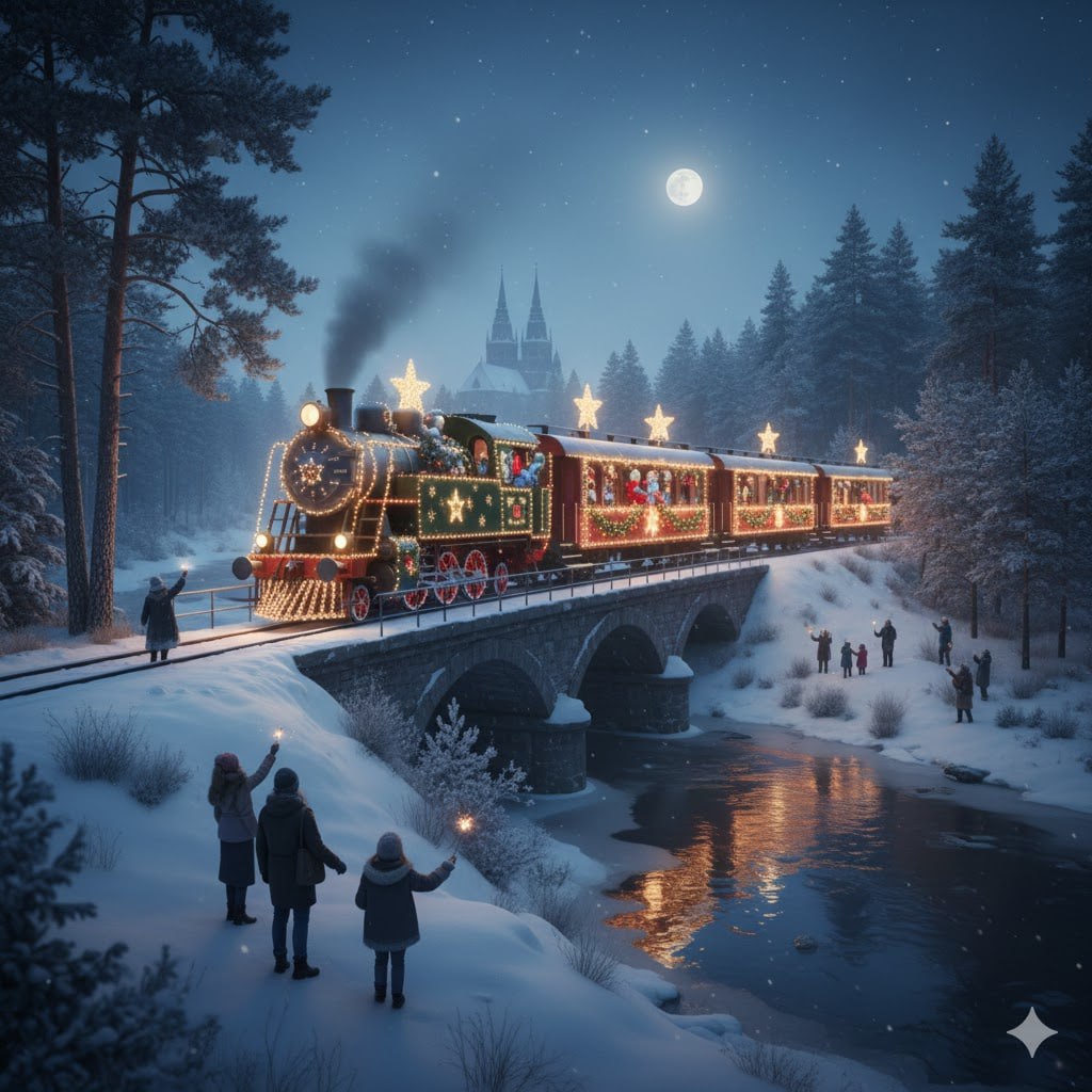 По Калининградской области проедет праздничный поезд Деда Мороза