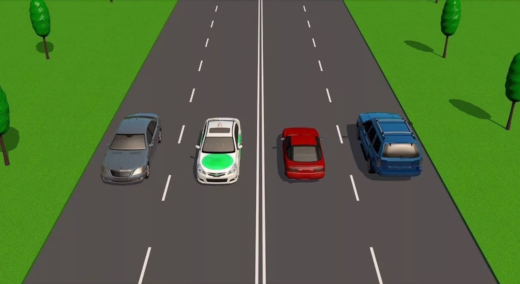 Госавтоинспекция Калининградской области напоминает о важности соблюдения правил расположения транспортных средств на проезжей части