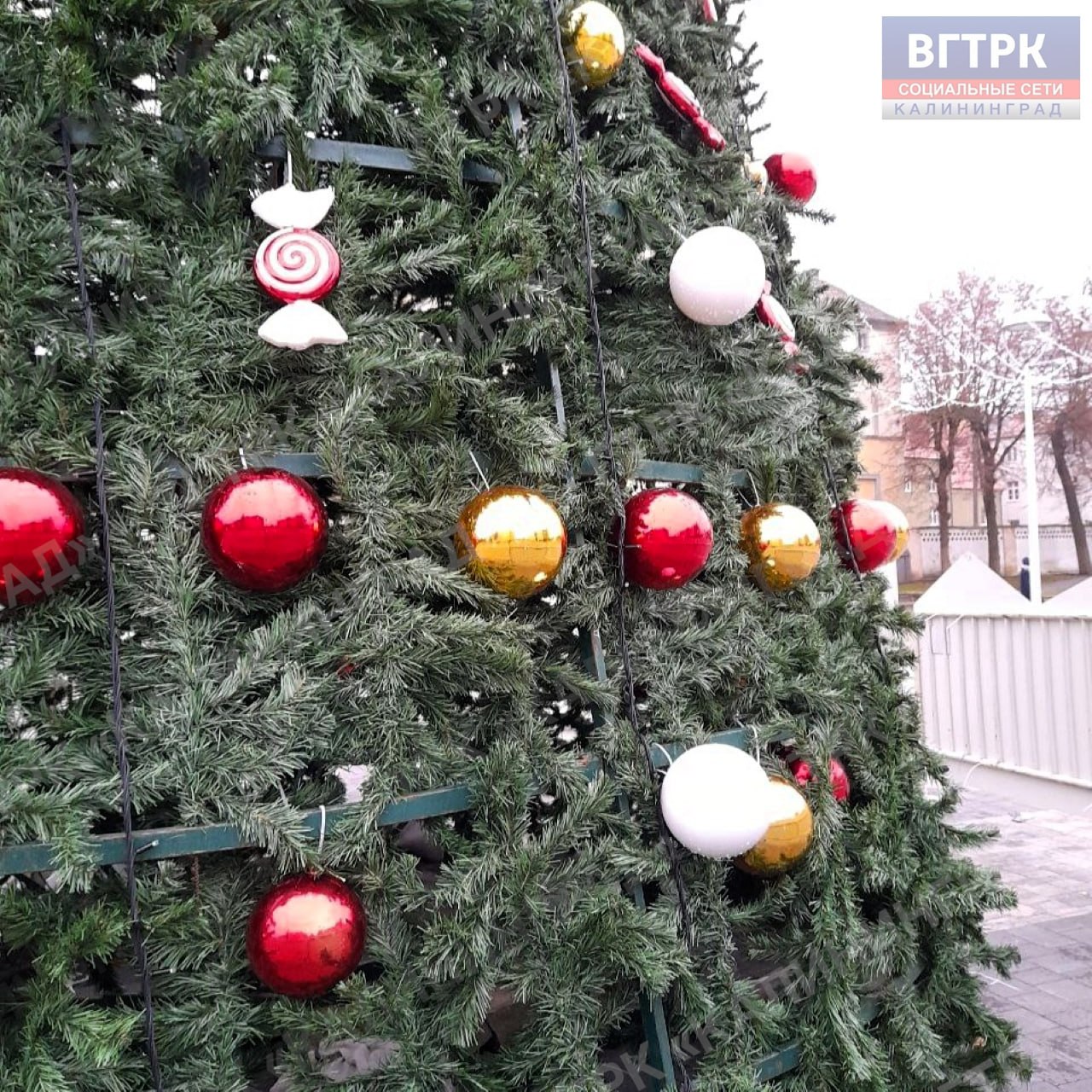 Новогоднее украшение Советска Новогоднее украшение Советска