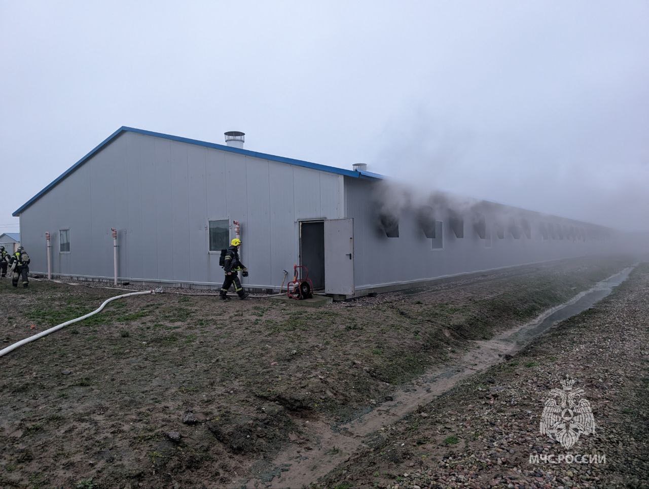 Сотрудники МЧС России потушили пожар в Гурьевском муниципальном округе Сотрудники МЧС России потушили пожар в Гурьевском муниципальном округе