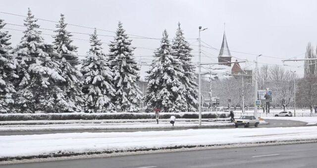 В понедельник вечером в Калининградской области ожидаются мощные снегопады