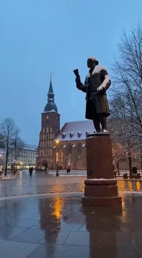 Самая снежная новогодняя ночь за 20 лет в Калининграде!