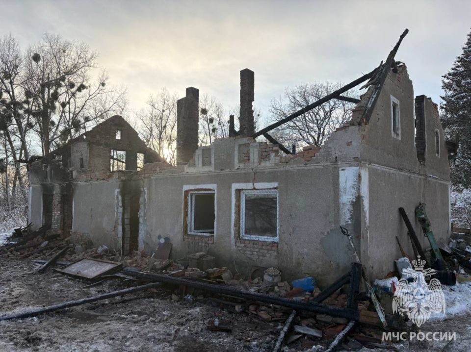 В посёлке под Черняховском на пожаре погибла женщина