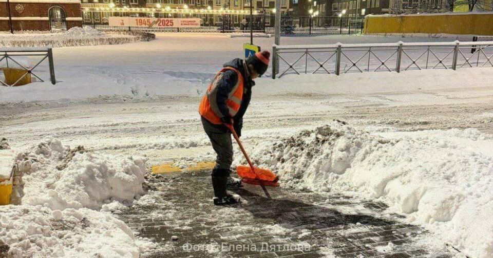 Коммунальные службы в Калининграде работали всю новогоднюю ночь