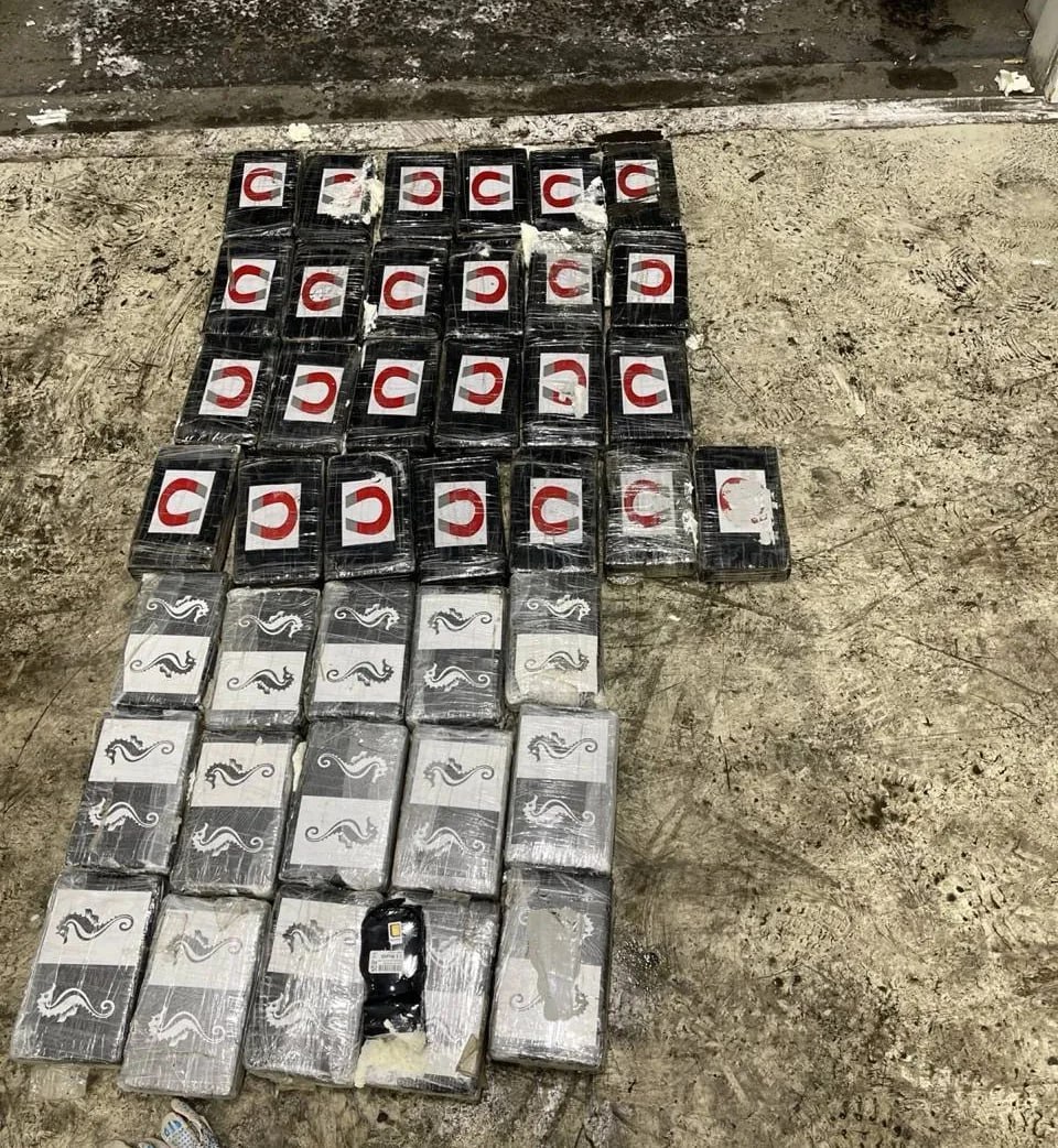 Сотрудники ФТС России совместно с таможенниками Северо-Запада задержали 40 кг кокаина из Латинской Америки Сотрудники ФТС России совместно с таможенниками Северо-Запада задержали 40 кг кокаина из Латинской Америки