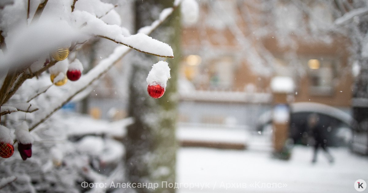 Мороз, возможен снег: погода в Калининградской области в среду, 7 января