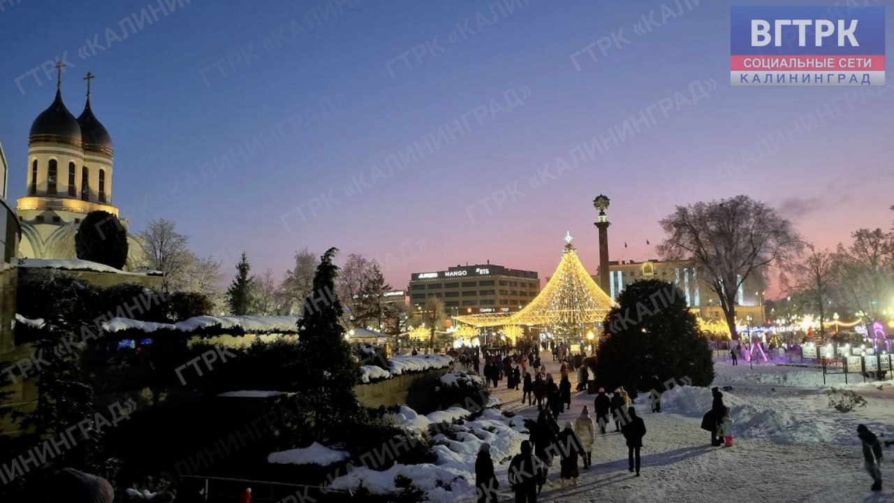 Вечерняя красота областного центра