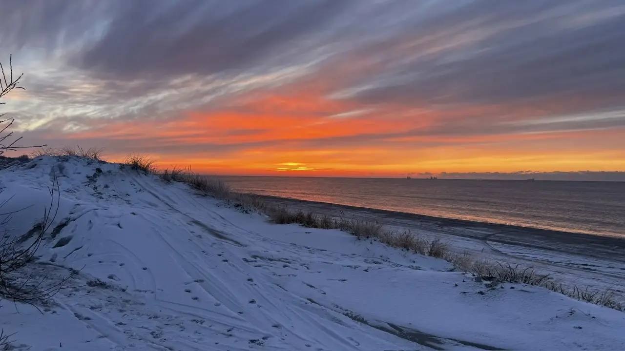 Закат на Балтийском море Закат на Балтийском море
