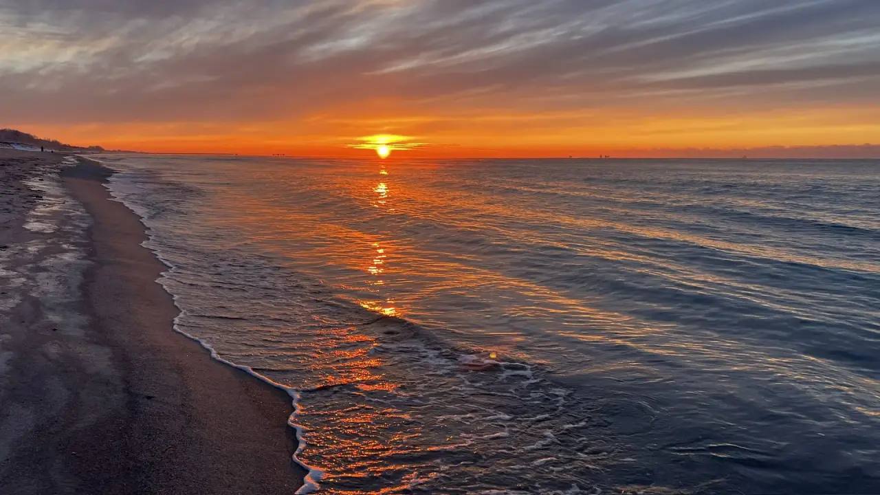 Закат на Балтийском море Закат на Балтийском море