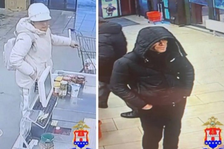 Полиция Калининграда разыскивает двух подозреваемых в воровстве