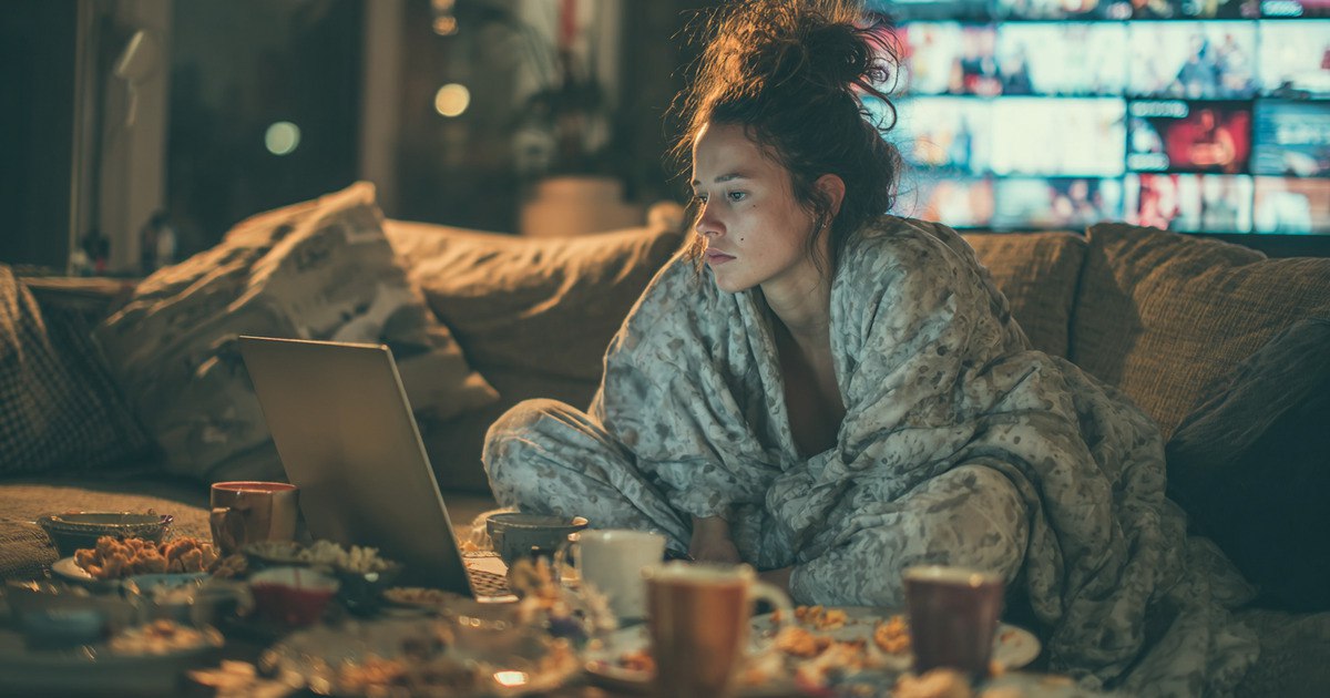 Исследование: одиночество толкает людей к «запойному» просмотру сериалов