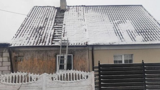 В Советске потушили пожар в пристройке к дому