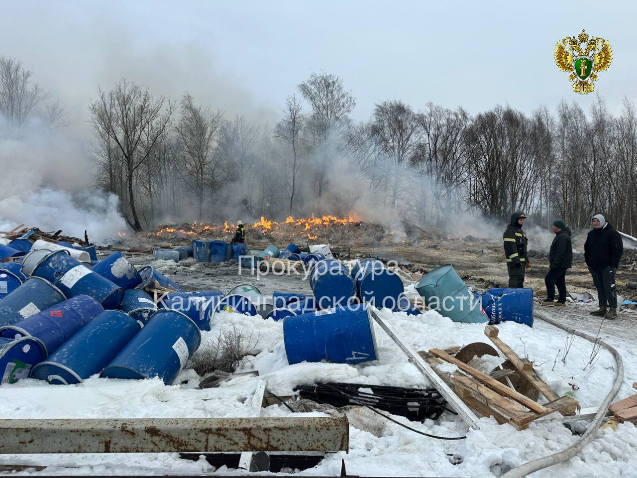 Природоохранная прокуратура проводит проверку по факту возгорания на объекте обработки отходов в Калининграде Природоохранная прокуратура проводит проверку по факту возгорания на объекте обработки отходов в Калининграде