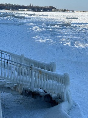 Обстановка на море в Пионерском напоминает кадры из фильма «Послезавтра»