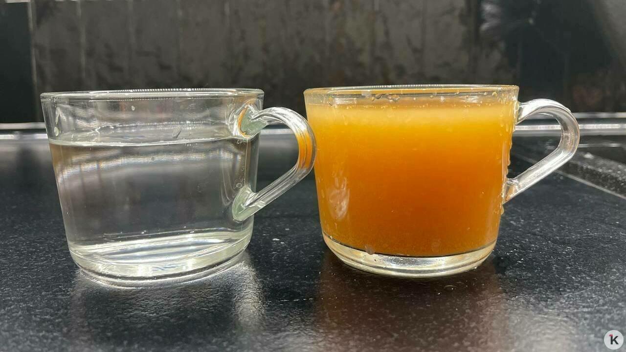 «Облепиховый чай» из-под крана: жители Железнодорожного годами жалуются на качество воды «Облепиховый чай» из-под крана: жители Железнодорожного годами жалуются на качество воды