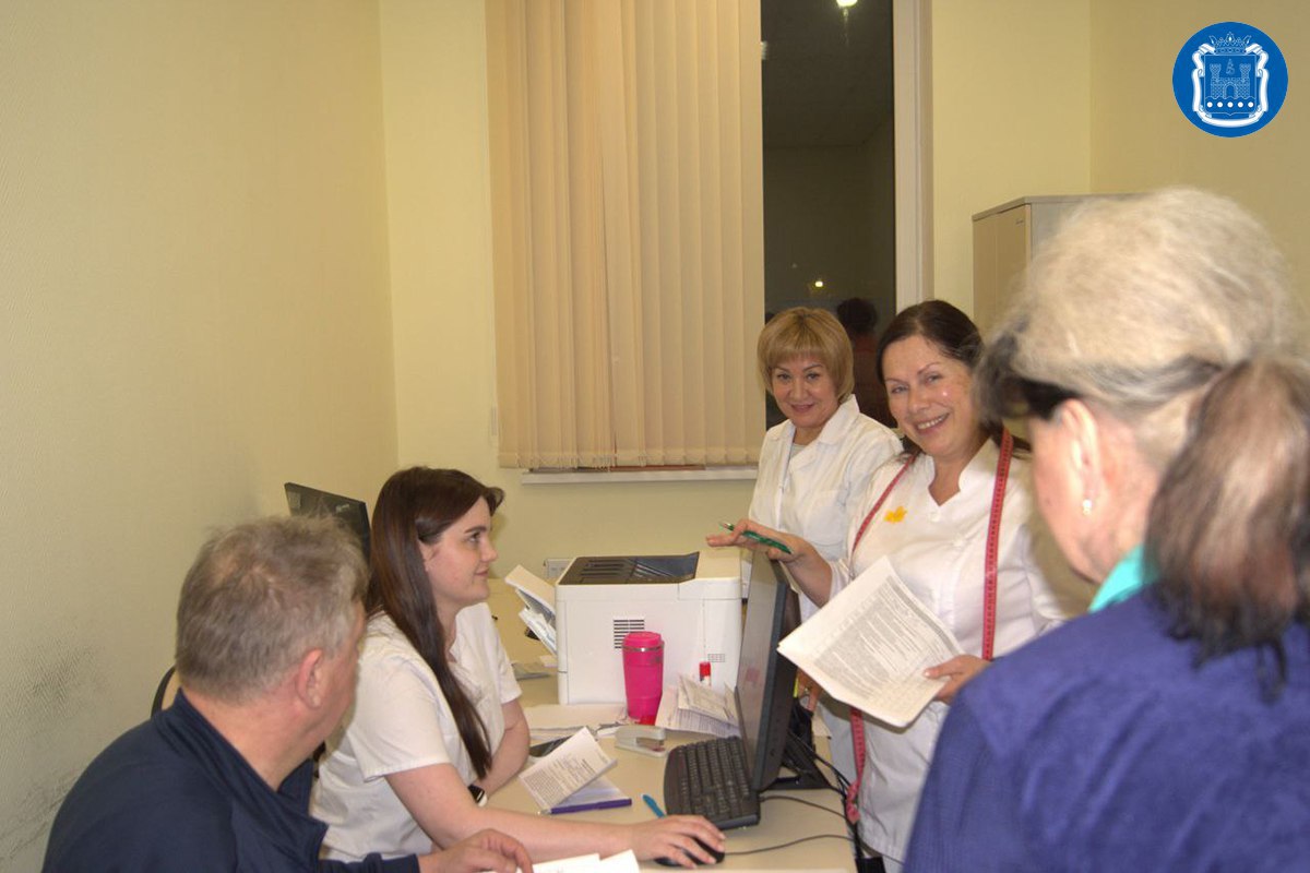 В Калининграде в поликлинике Городской больницы № 3 прошла третья ночная диспансеризация по нацпроекту «Продолжительная и активная жизнь» В Калининграде в поликлинике Городской больницы № 3 прошла третья ночная диспансеризация по нацпроекту «Продолжительная и активная жизнь»