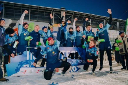 Калининградская команда «Балтийский шторм» стала чемпионом России по регби на снегу, не проиграв ни одного матча