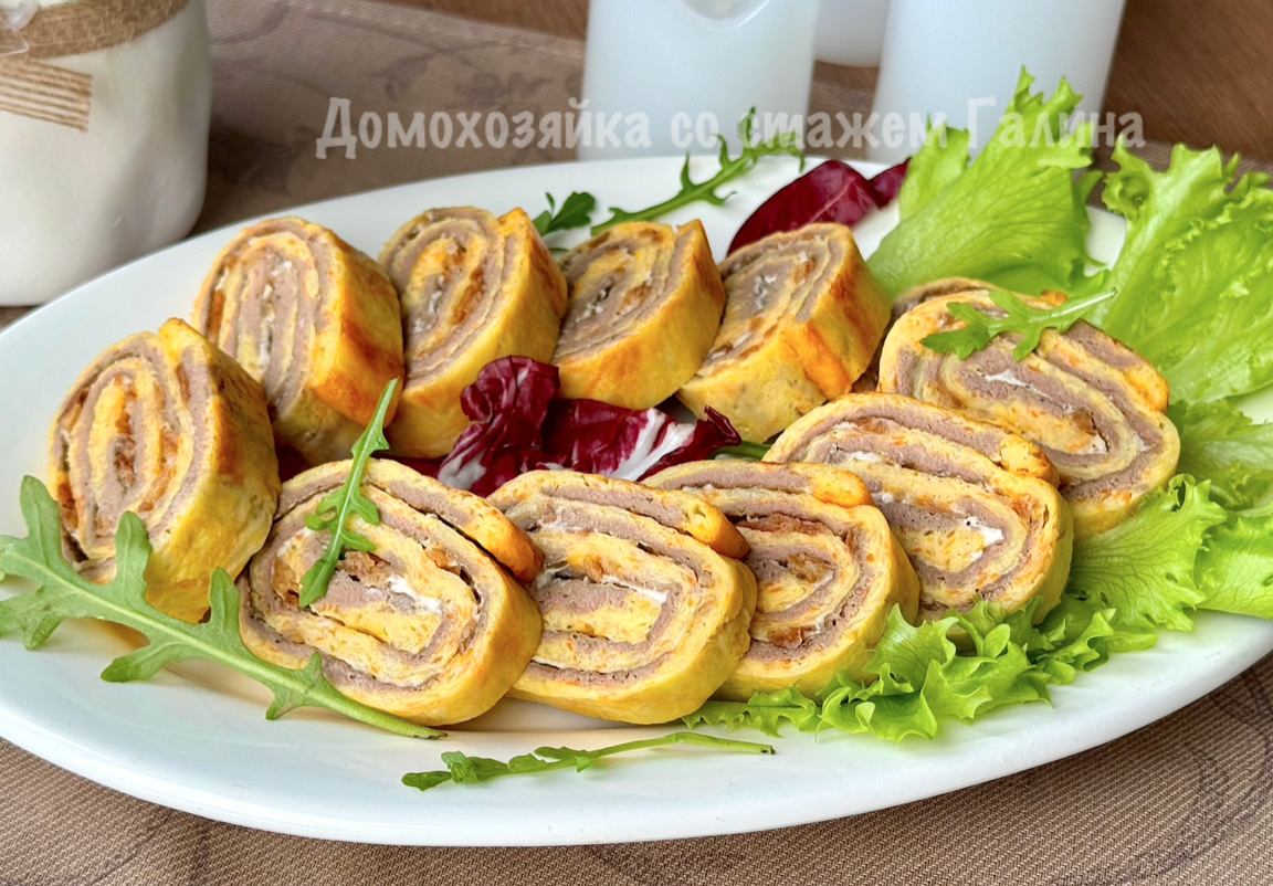 Особенный печеночный рулет, который покорит гостей