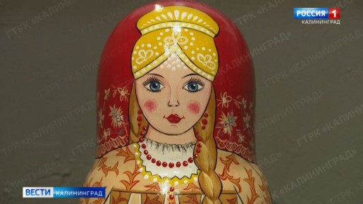 Культура без границ: в Калининградском музее изобразительных искусств открылась выставка «Путешествие матрёшки»