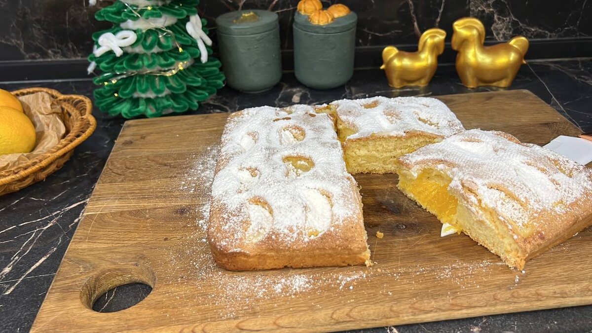 Праздничный пирог с мандаринами: легкий и вкусный рецепт