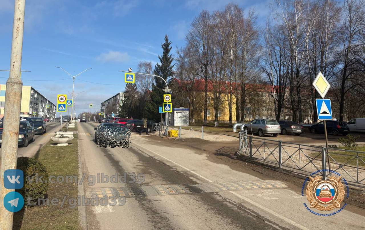 Наезд на несовершеннолетнего пешехода