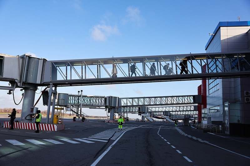 В Калининградской области большинство самолётов выбилось из расписания