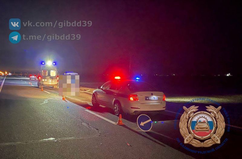Житель Калининградской области погиб на федеральной трассе