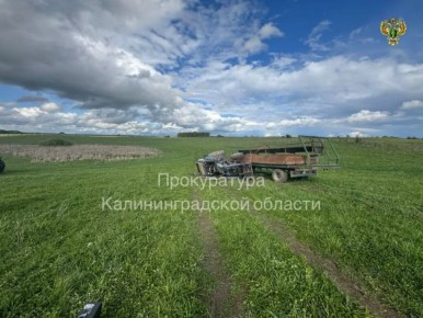 В Озерском районе тракторист предстанет перед судом за смерть коллеги