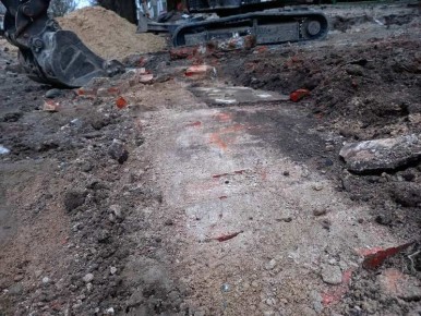 Ремонт улицы в Калининграде привёл к всплытию Кёнигсберга