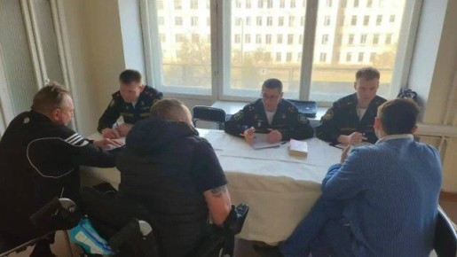 Военные следователи Балтийского флота провели личный прием участников специальной военной операции