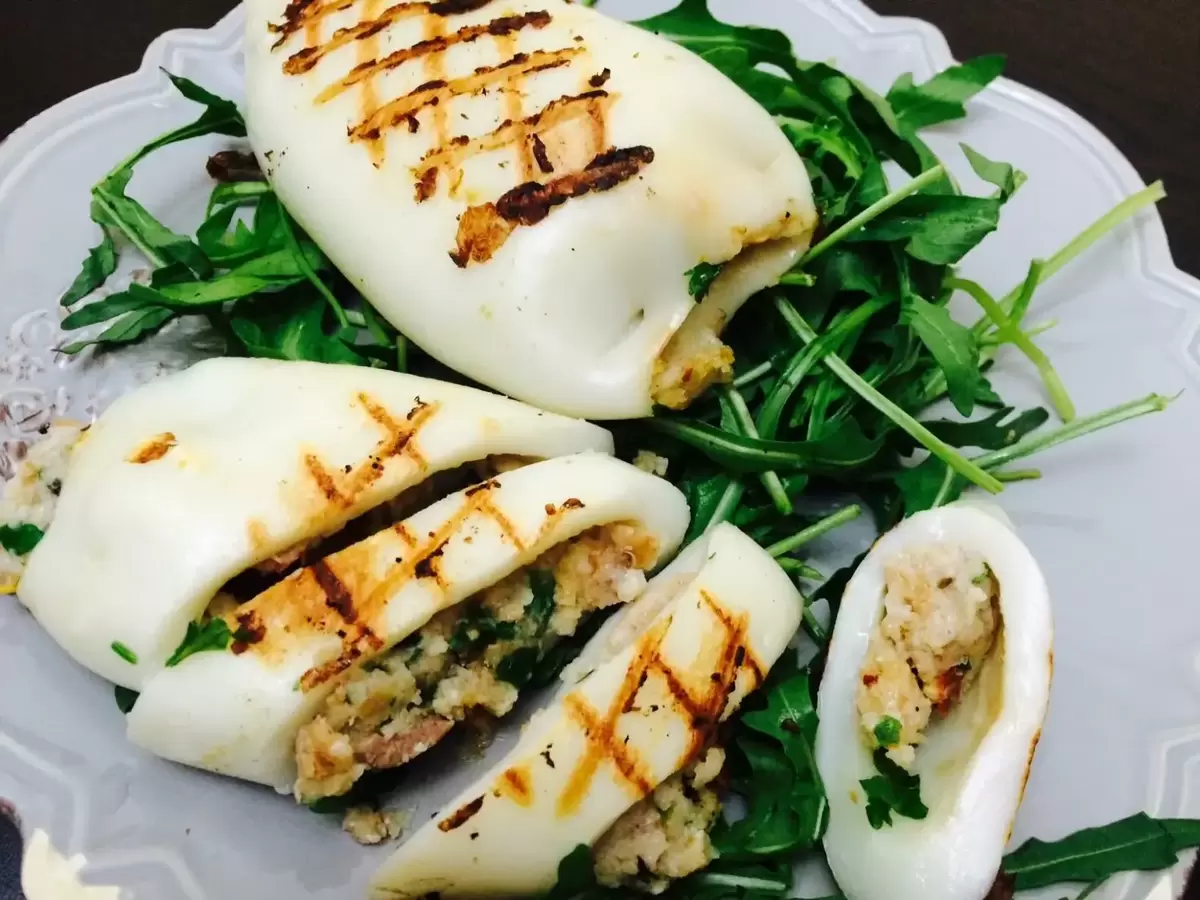 Идеи для фаршировки кальмаров