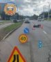 В Калининграде водитель мопеда получил травмы после столкновения с Toyota на Московском проспекте