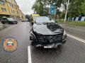 В Калининграде на перекрёстке Горького и Юношеской столкнулись два автомобиля