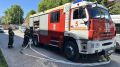 В Калининграде на базе ОМОН «Град» регионального управления Росгвардии состоялось совместное пожарно-тактическое занятие с сотрудниками МЧС