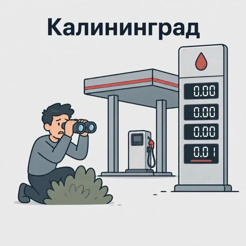 Продолжаем отслеживать ситуацию с бензином в Калининграде