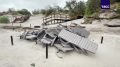 Сильнейший шторм разрушил городские пляжи в Калининградской области