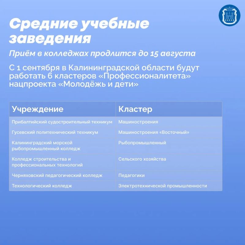 В регионе продолжается приёмная кампания в высшие и средние учебные заведения В регионе продолжается приёмная кампания в высшие и средние учебные заведения