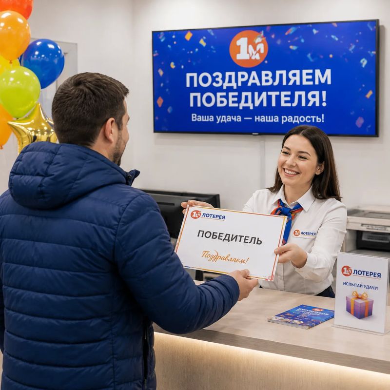 Житель Калининградской области выиграл в лотерею больше 15,5 млн рублей