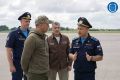 Глава региона Алексей Беспрозванных, советник губернатора, Герой России Андрей Козлов и министр региональной безопасности Дмитрий Коннов посетили 689-й гвардейский истребительный авиационный полк