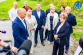 Губернатор Алексей Беспрозванных осмотрел место строительства нового амбулаторно-поликлинического учреждения для детей и взрослых в Московском районе Калининграда