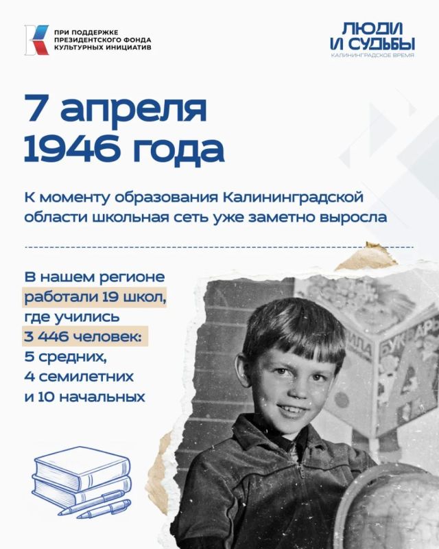 Осенью 1945 года прозвучал первый звонок в послевоенном Кёнигсберге Осенью 1945 года прозвучал первый звонок в послевоенном Кёнигсберге