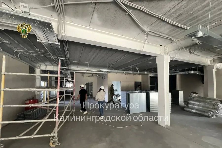 Генподрядчик о нарушении сроков строительства ФОК в Гвардейске: нашей вины в этом нет