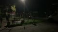 В Тишино во время голосования для детей устроили кинопоказ под открытым небом